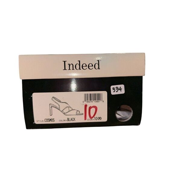 Indeed Open Toe Black - Cosmos - Heel - Womens Size 10 NWB - Picture 9 of 9